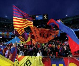 yapboz F. C. Barcelona bayrağı